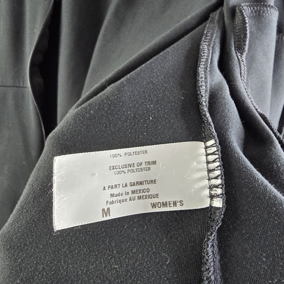 Patagonia Top Womens Medium Black Full Zip Shirt Lightweight Jacket Hood Rhythm - Picture 8 of 11